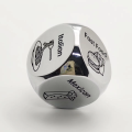 ส่วนบุคคล D6 Metal Food Sexy Dice Alloy