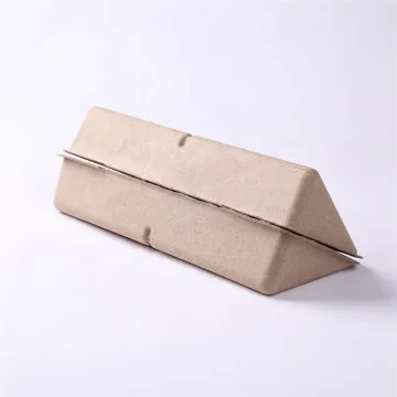Custom recycled paper pulp molded packaging box