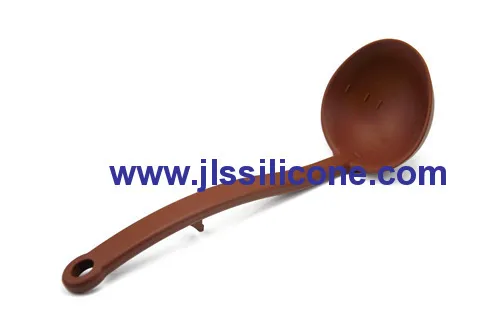 10.6inch Coffee Kitchen Scoop And Spoon Silicone Ladle With Stand 