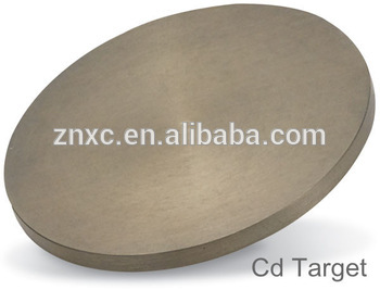 pure sputtering material high Purity 99.9999% Cd Cadmium granule