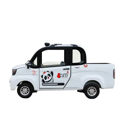 New Arrival: 4-Seater Mini Electric Pickup Truck Camper Electric Car