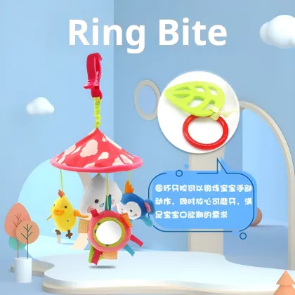 PP Cotton Rotating Wind Chime for Baby Stroller - Comfort Bed Bell