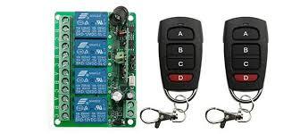 Control System teleswitch 2 Transmitter and 1receiver universal gate remote control radio receiver DC24V 2CH