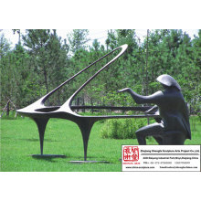 Pianist Bronze Sculpture