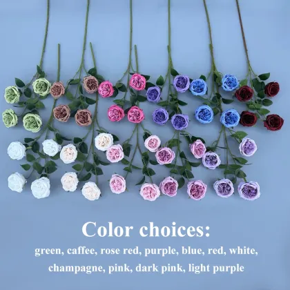 Hot Sale Wholesale Artificial Austin Roses for Wedding Decoration