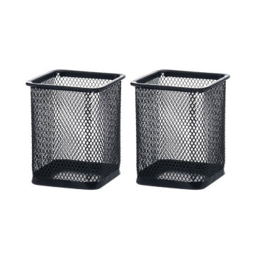 Square pencil holder fashion home office stationery storage