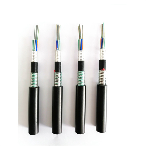 fiber optic underground GYTA53 outdoor direct burial 24cores fiber optic cable Supplier
