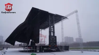 16x12x8m trailer gospel platforms