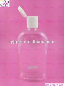 pet plastic bottle260ml 500ml filp top mouth wash