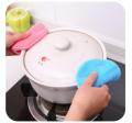 Botol Mat Heat-resistance Pot Scrubber Sikat Pembersihan Silikon