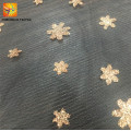 Diseño personalizado de tela de malla de tul decorada de alta calidad