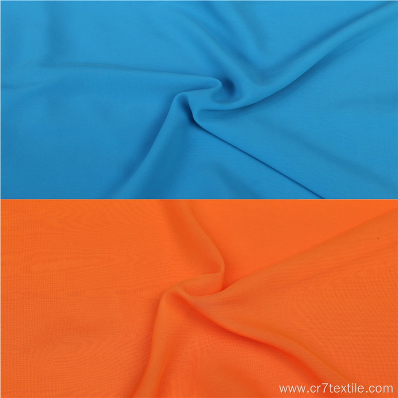 Asian Spandex Stretch Dyed Yarn Chiffon Fabrics