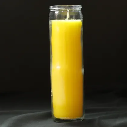 Paraffin Wax Candles Clear Glass 7 Day Candles