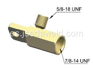 YT-308 adaptador para antorcha Tig Panasonic