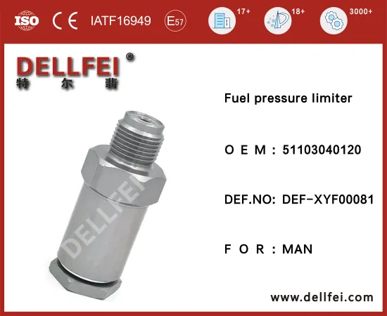 High Quality New Fuel Rail Pressure Limiter 51103040120 for MAN