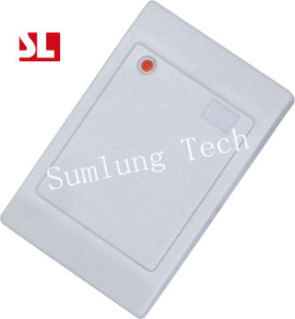 cheap white125KHz Waterproof EM -ID smart card reader weigand 26 or weigand 34 proximity access control rfid card reader 11