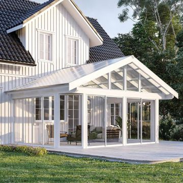 Архитектурная алюминиевая рама солнечной комнаты