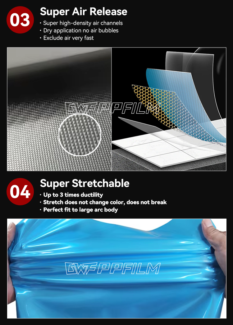 Carbon Fiber Wrapping Vinyl Film