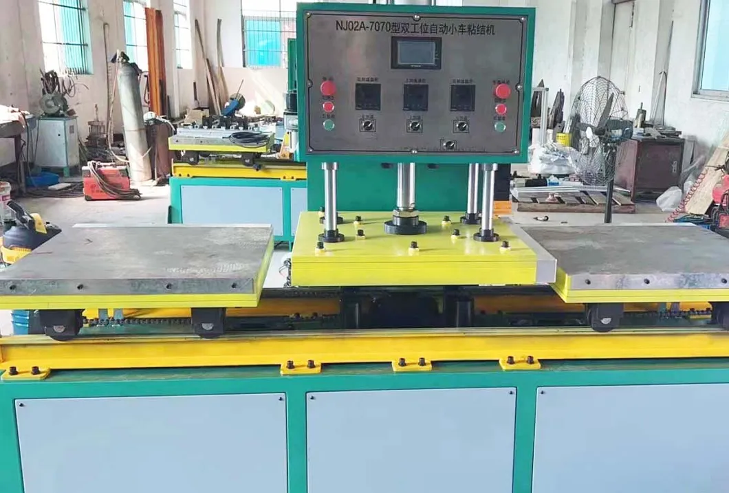 Vulcanizing Machine with 2 Automatic Mold Carts for 2D Refrigerator Evaporator Skin Evaporator Oval Shape Evaporator