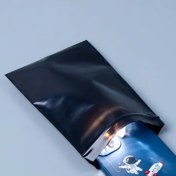 black Plastic Packaging PE Seal Ziplock Bag