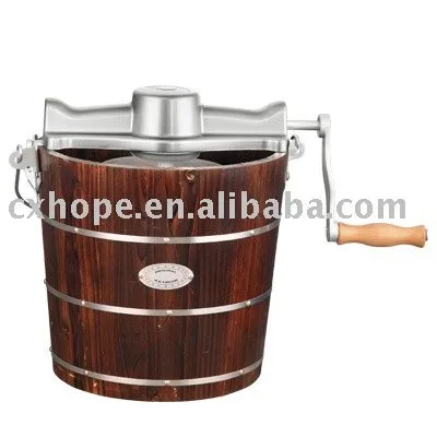 Ice Cream Maker(Wooden bucket ice cream maker, manual ice cream maker)