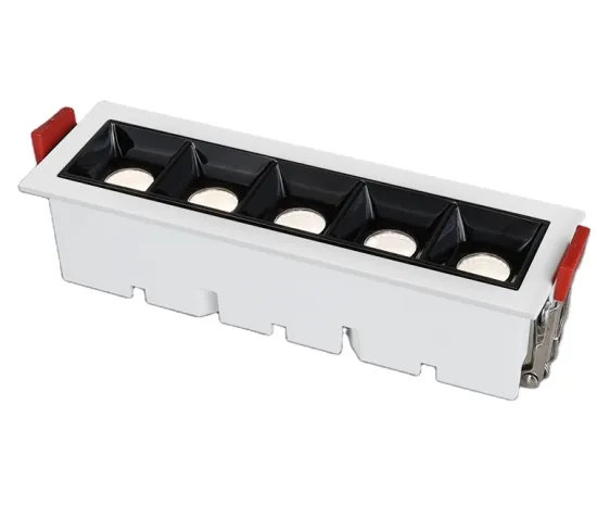 Adjustable Linear LED Downlight: 10W, 15W, and 20W Rectangle Lamp