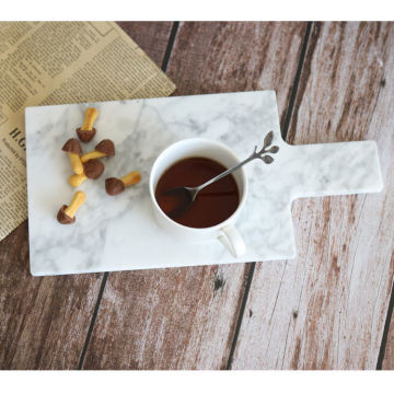 Wholesale Natural Stone Carrara White Marble Cheese Board