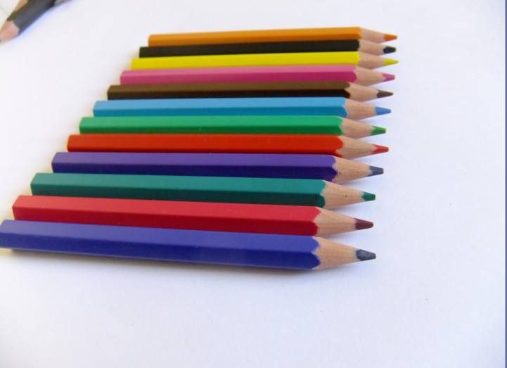 Half Size Mini Color Pencil