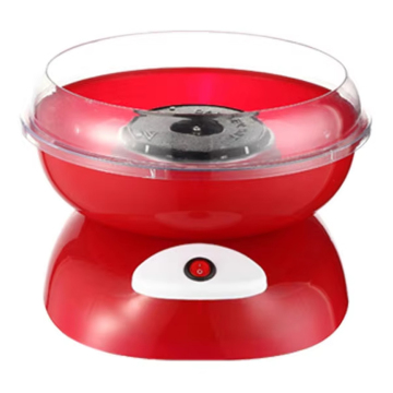 371103A 550W Red Retro Mini Cotton Candy Maker - Perfect for Kids and Sugar-Free Treats