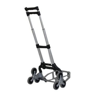 75KG Capacity All-Terrain Stair Climbing Aluminum Folding Trolley: Perfect for Heavy Load Luggage