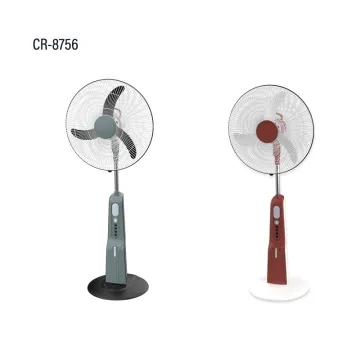 Emergency Rechargeable Stand Fan: 12V 16"/18" with Remote Control (AC/DC)