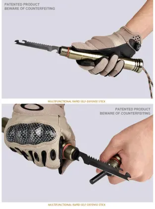 Tactical Folding Self-Defense Camping Walking Stick