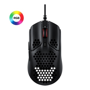 Ultra-Lightweight 59g Honeycomb Shell Hex Design RGB HyperX Pulsefire Haste Gaming Mouse" could be shortened to:

"Hex Design RGB HyperX Pulsefire Haste 59g Gaming Mouse