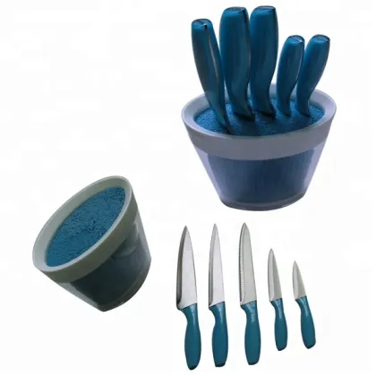 5 Pcs Stainless Steel Knife Set with Holder