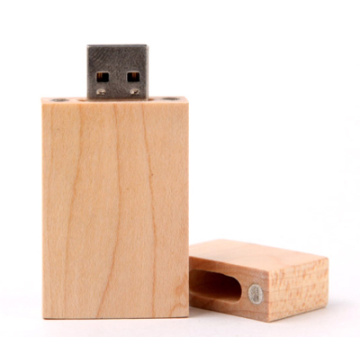 Wooden Pendrive with Laser engraved Logo