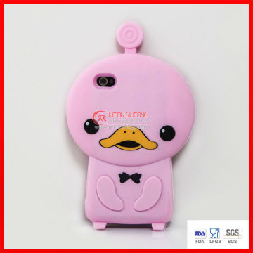 duck shape silicone phone cases