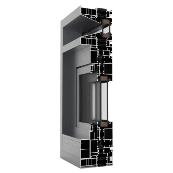 Energy Efficient Broken Bridge Hand Cranking Awning Window