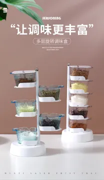 Plastic custom Rotary box kitchen shelf combination mould
