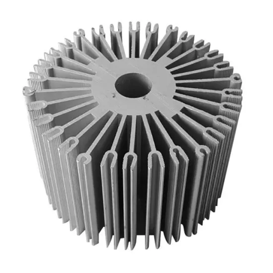 Extruded Aluminum Radiator Profile CNC Aluminium Heat Sink