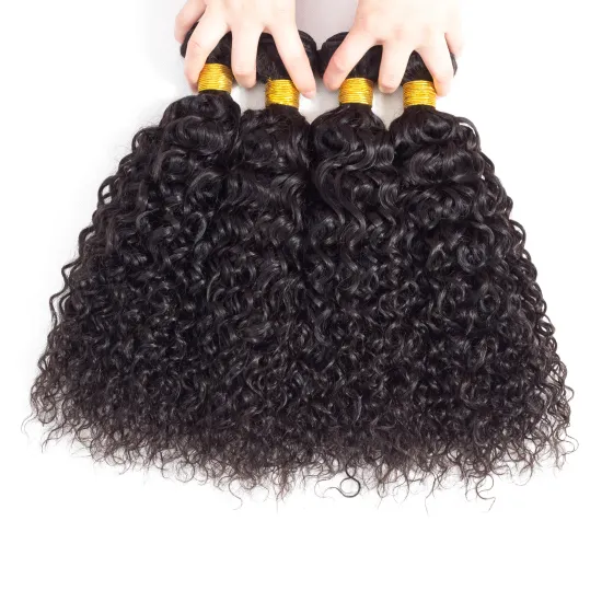 Afro Kinky Curly Bundles Human Hair Extension Natural Color Virgin Hair 100% Unprocessed Extensions Human Hair Weave Bundles