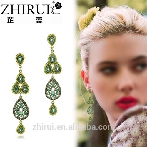 simple design exotic ladies beads earrings designs pictures