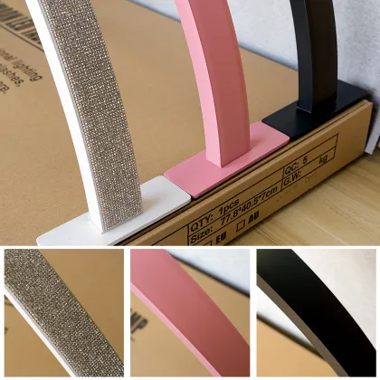 Nail Tech Salon LED Light Nail Lamp with Half Moon Ring Light