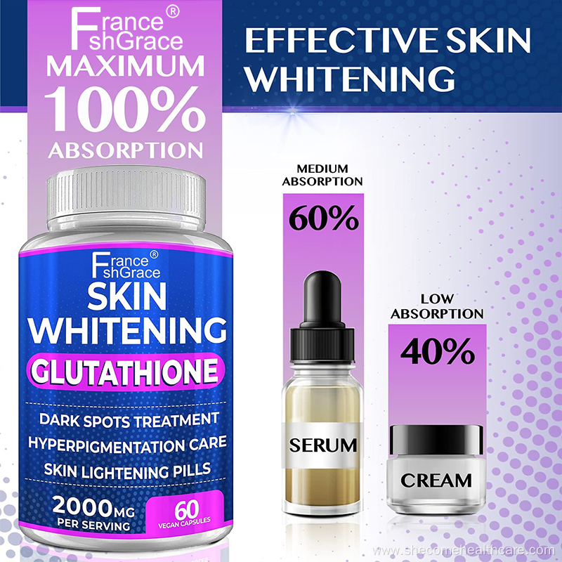 Whitening anti-aging effect Glutathione Whitening capsules