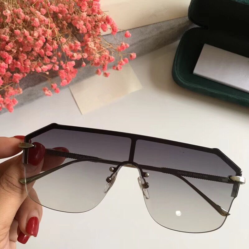 Reflective Rimless Sunglasses