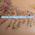 Faceted Crystal Bead Garland Wire Beaded Branch