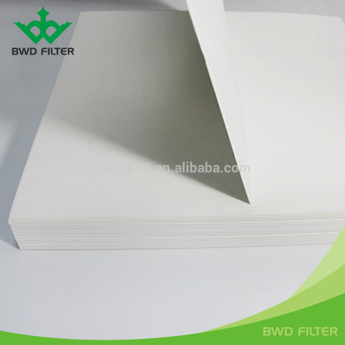 Papel de filtro de aceite de cocina cuadrado BWD-270 de 1m * 1m