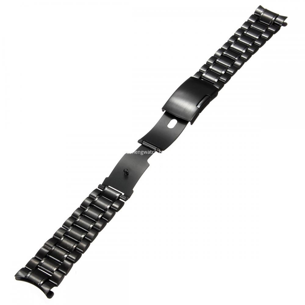 Black Stainless Steel Watch Band