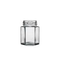 Glass Hexagon Jars 116ml