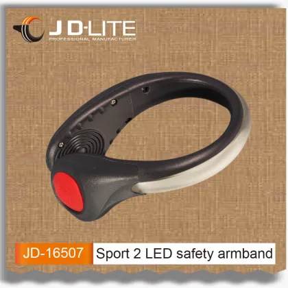 Running shoe light for night running and night riding