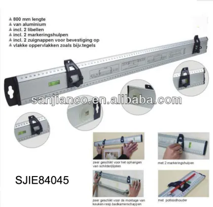 SJIE84045 Measuring spirit level machine ruler